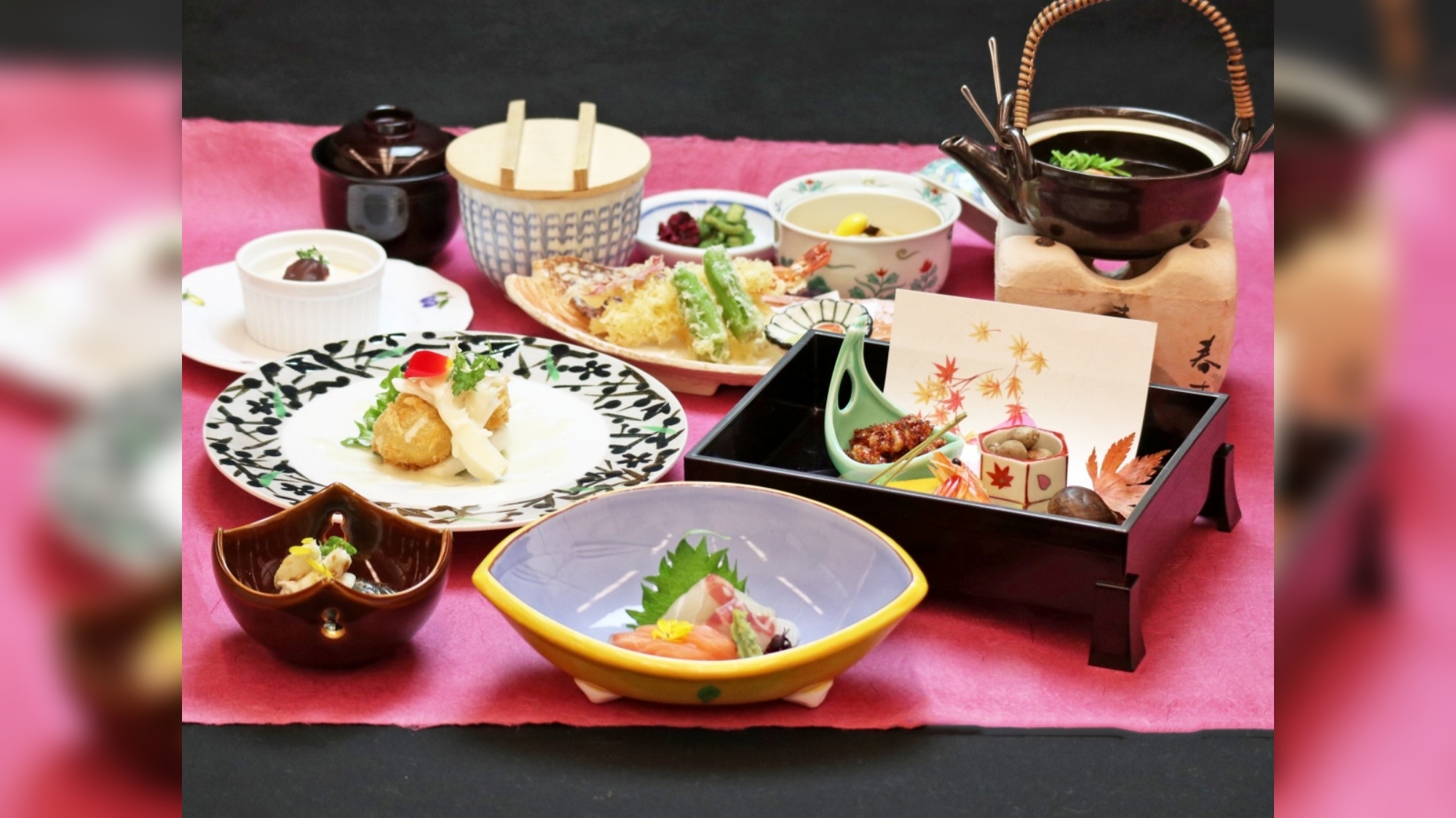 【日帰り・昼食付】秋の昼会席「嵯峨野」プラン