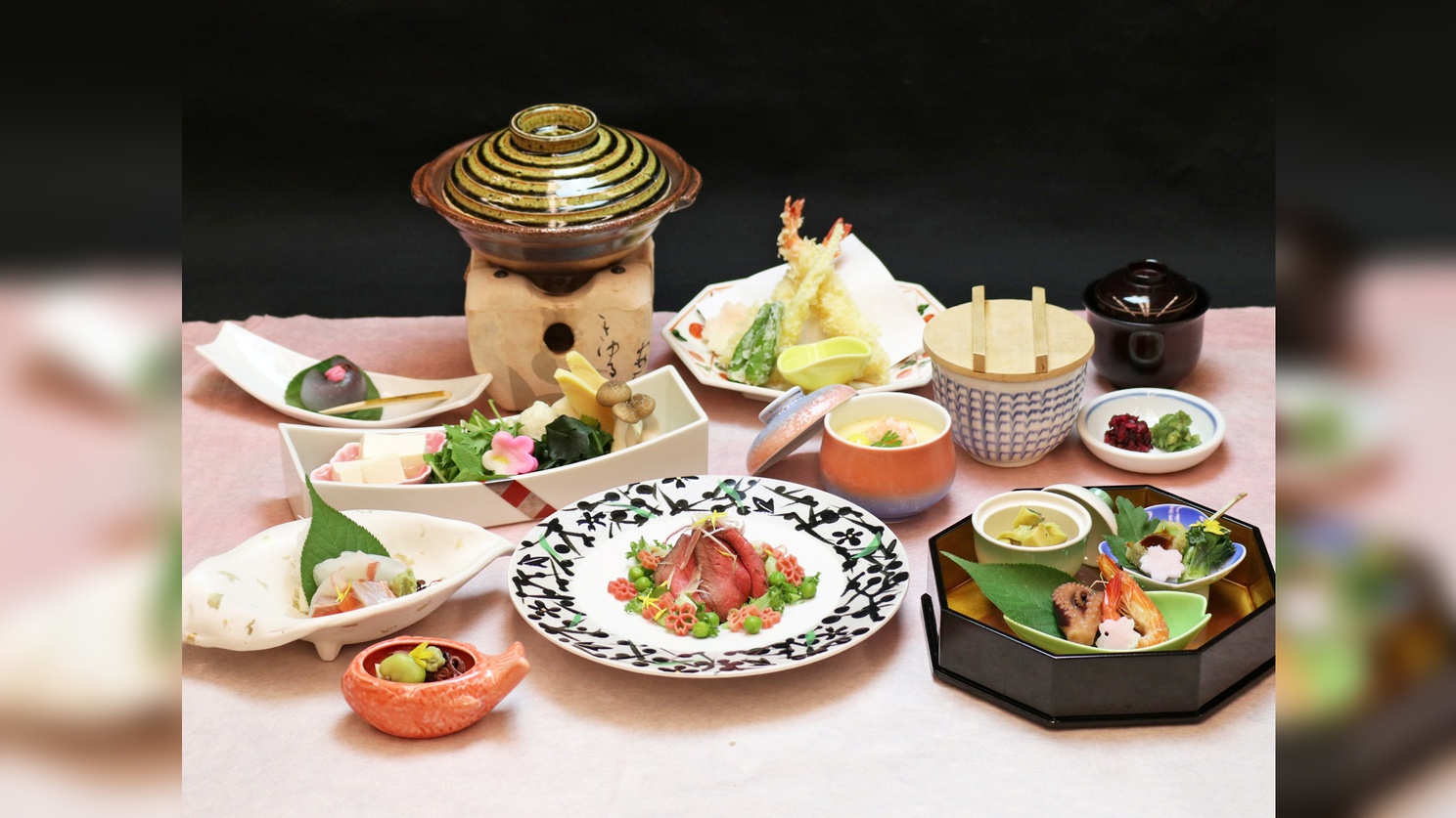 【日帰り・昼食付】春の昼会席「嵯峨野」プラン