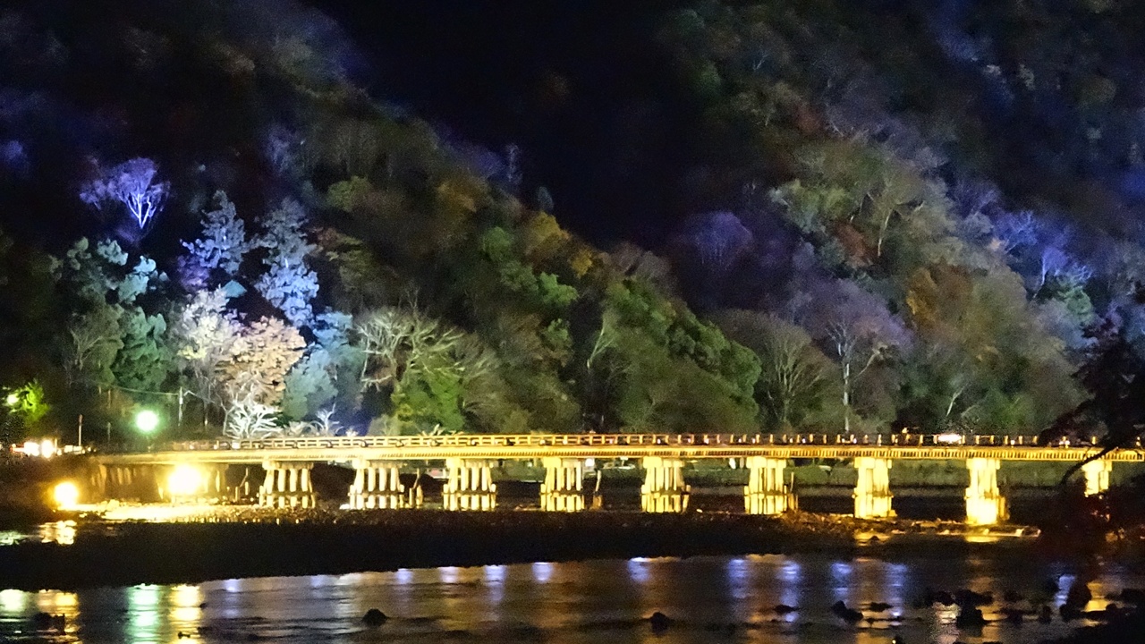 渡月橋(花灯路)