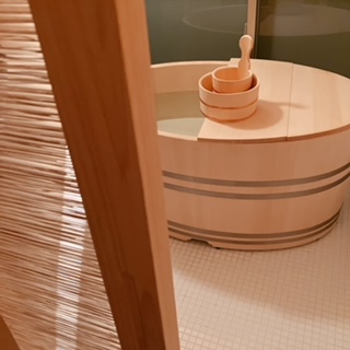 木の香り漂うお風呂