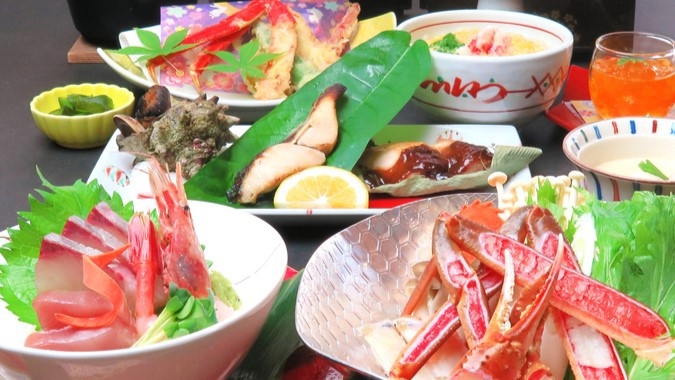 【別邸葵町】〈夕食付〉松葉ガニのフルコースプラン〜愛犬と一緒に山陰旅〜