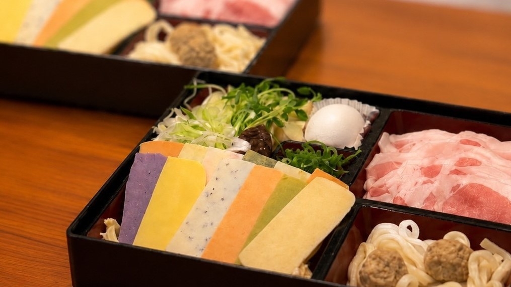 〈夕食付〉12種類の餠しゃぶと選べる山陰鍋プラン《お部屋食》