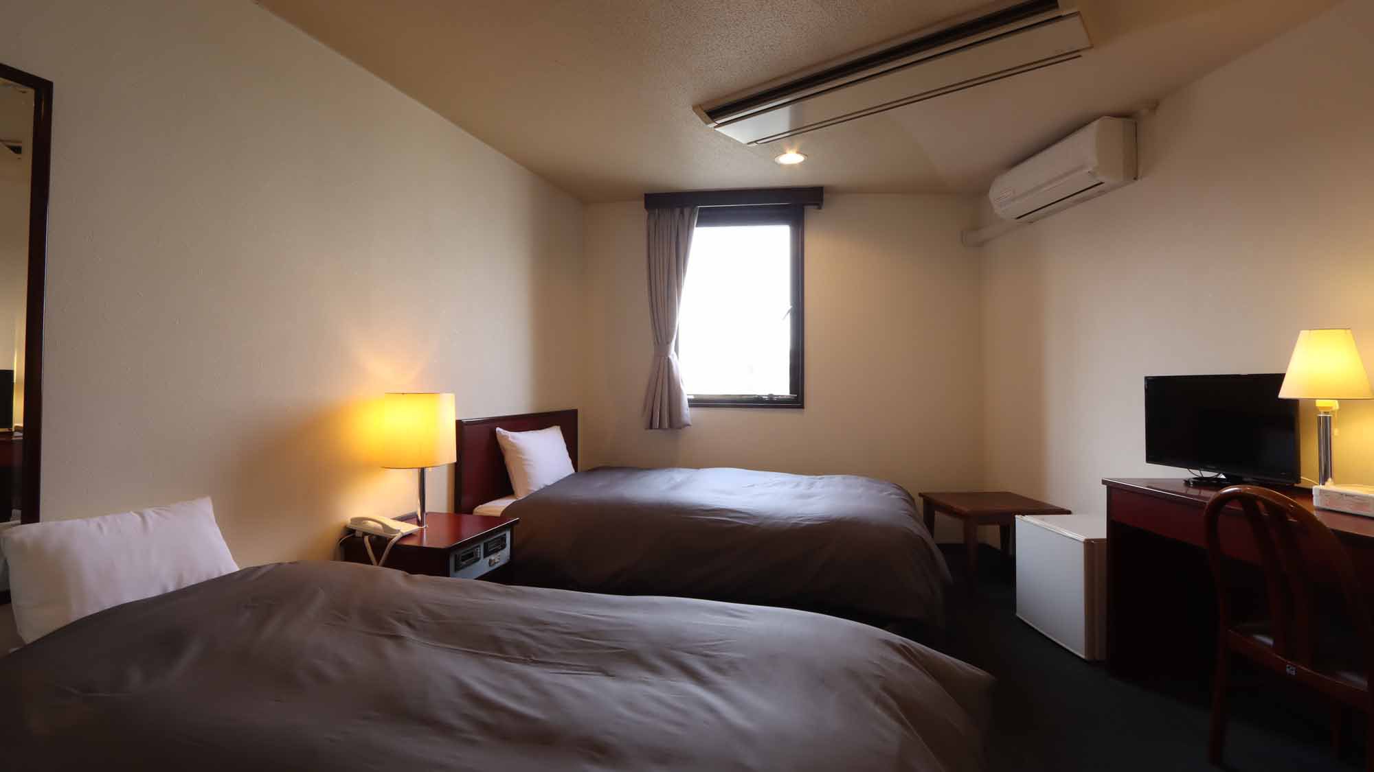 【素泊まり】デラックスシングル・ベッド2台（ベッド＋ソファベッド）のご予約はこちらから◎無料駐車場有