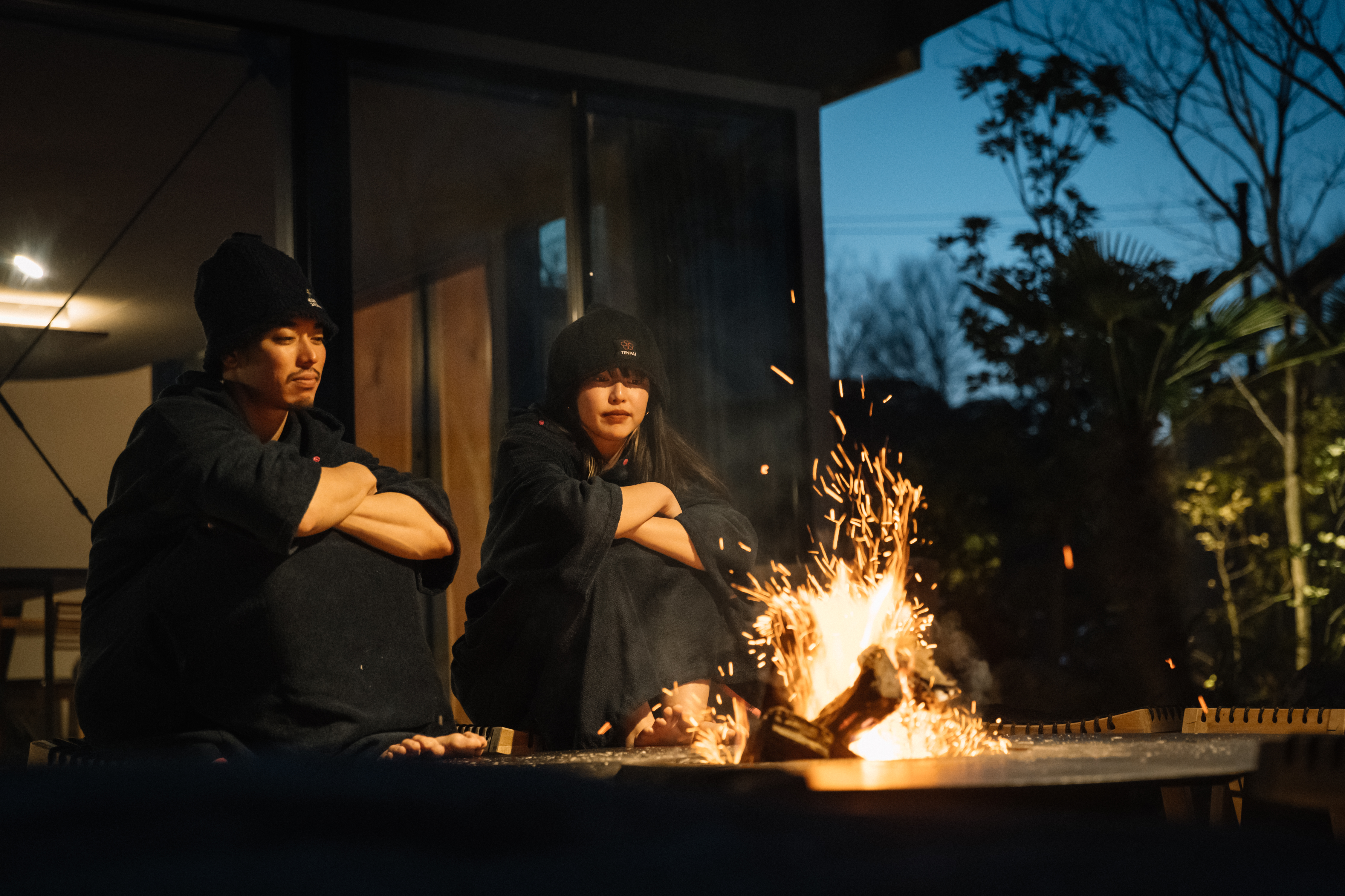 焚き火スペース