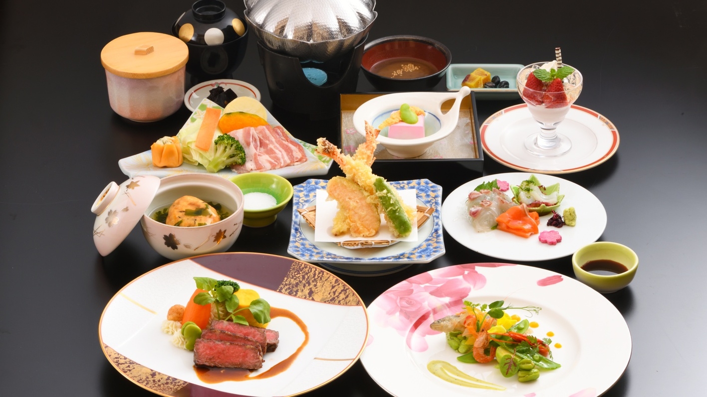 【オフシーズン奈良特別割】【匠】〜総料理長おすすめ！最上級グルメ和洋会席プラン《2食付き》