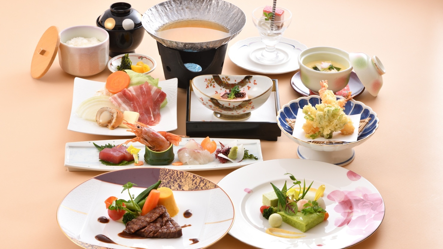 【オフシーズン奈良特別割】【匠】〜総料理長おすすめ！最上級グルメ和洋会席プラン《2食付き》