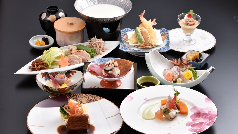 【オフシーズン奈良特別割】【匠】〜総料理長おすすめ！最上級グルメ和洋会席プラン《2食付き》