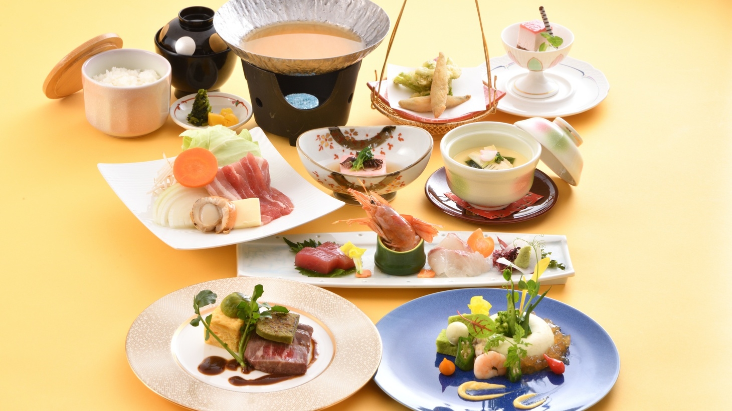 【オフシーズン奈良特別割】【都】〜地産地消！奈良の食材を楽しむ和洋会席プラン《2食付き》