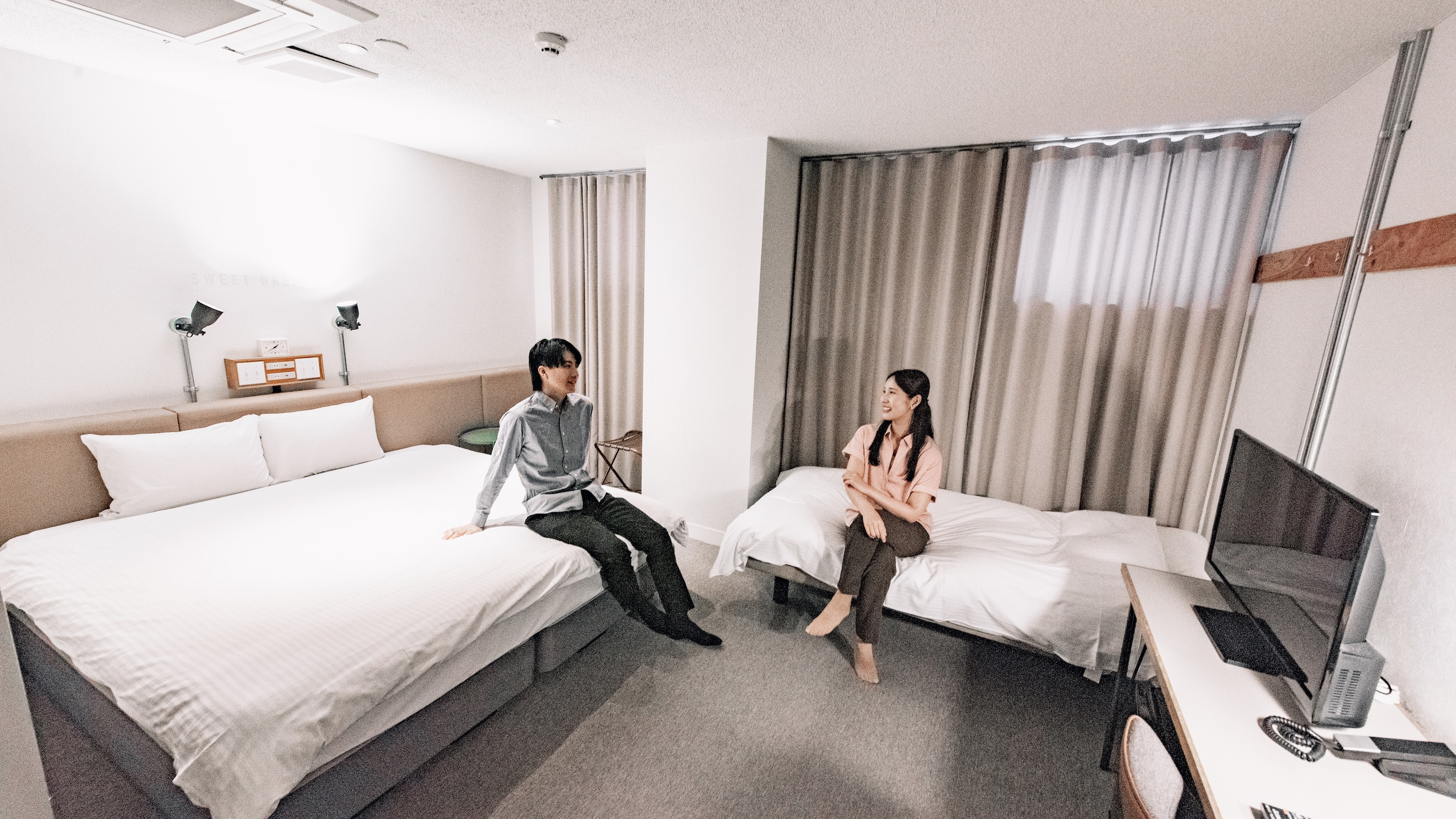 ☆スタジオツイン(ダブルベッド+ソファベッド)☆