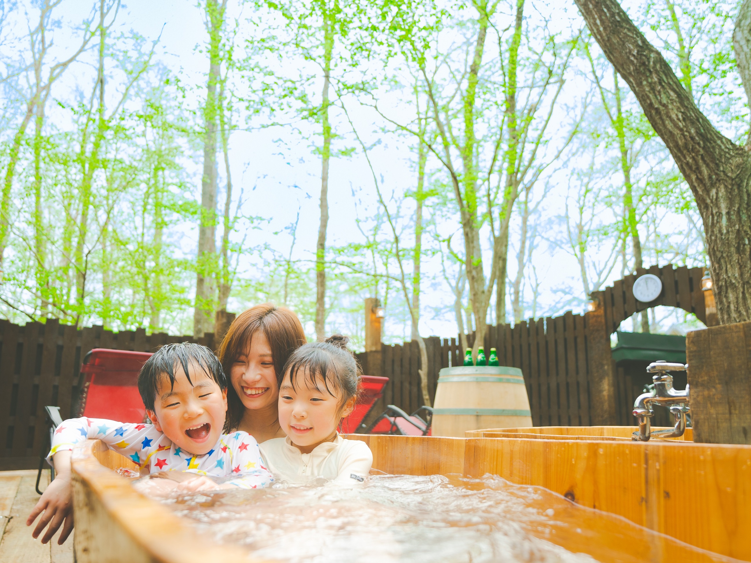 水風呂だけでなく露天風呂も楽しみたい！