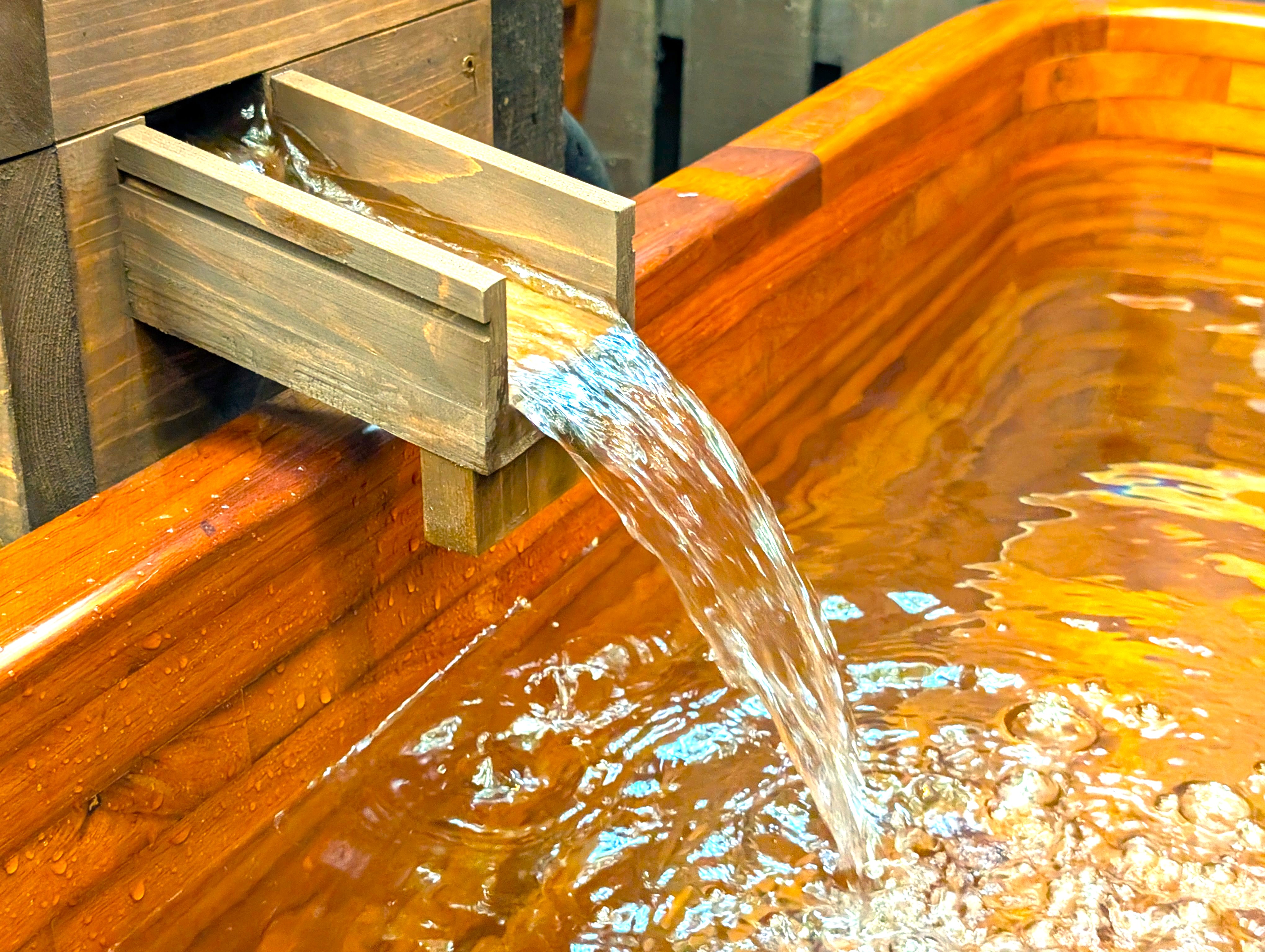 サウナで火照った身体を優しく包みこみます