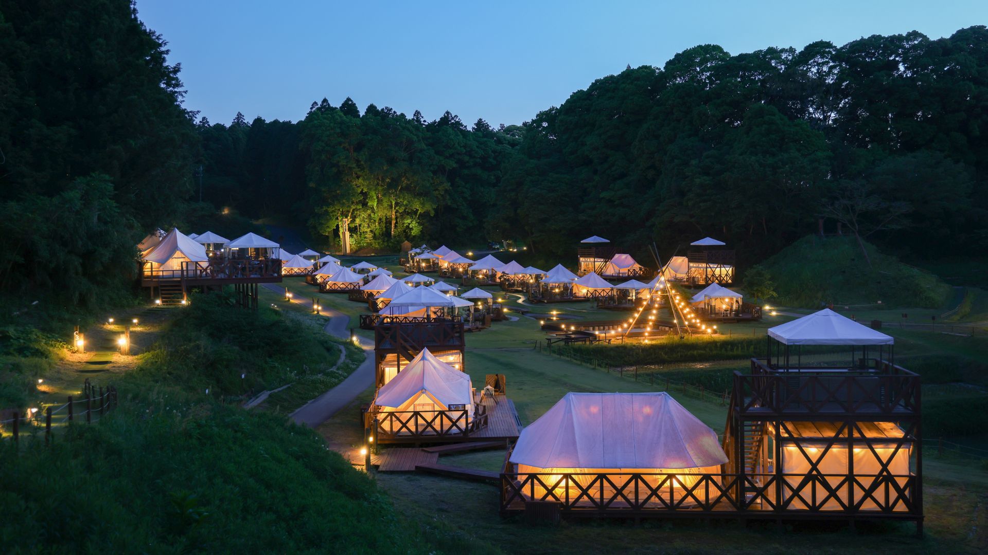 Glamping area
