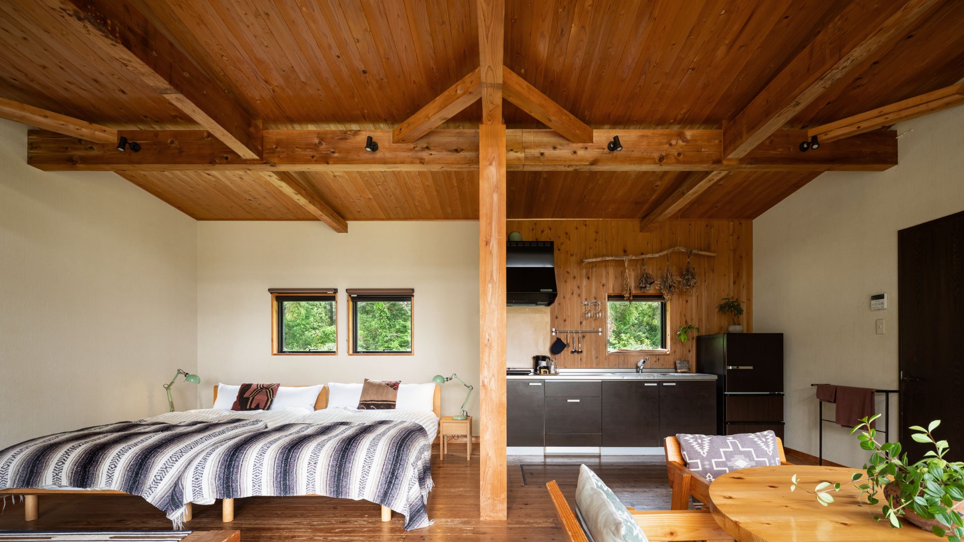 Barrel sauna cottage