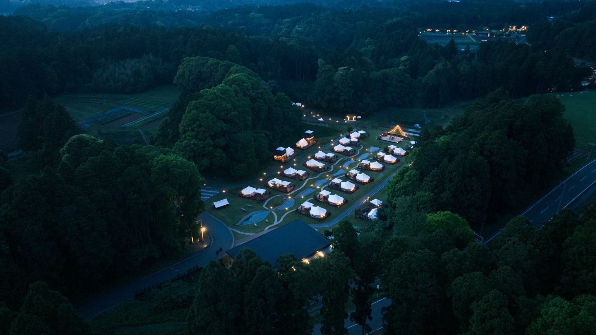 Glamping area