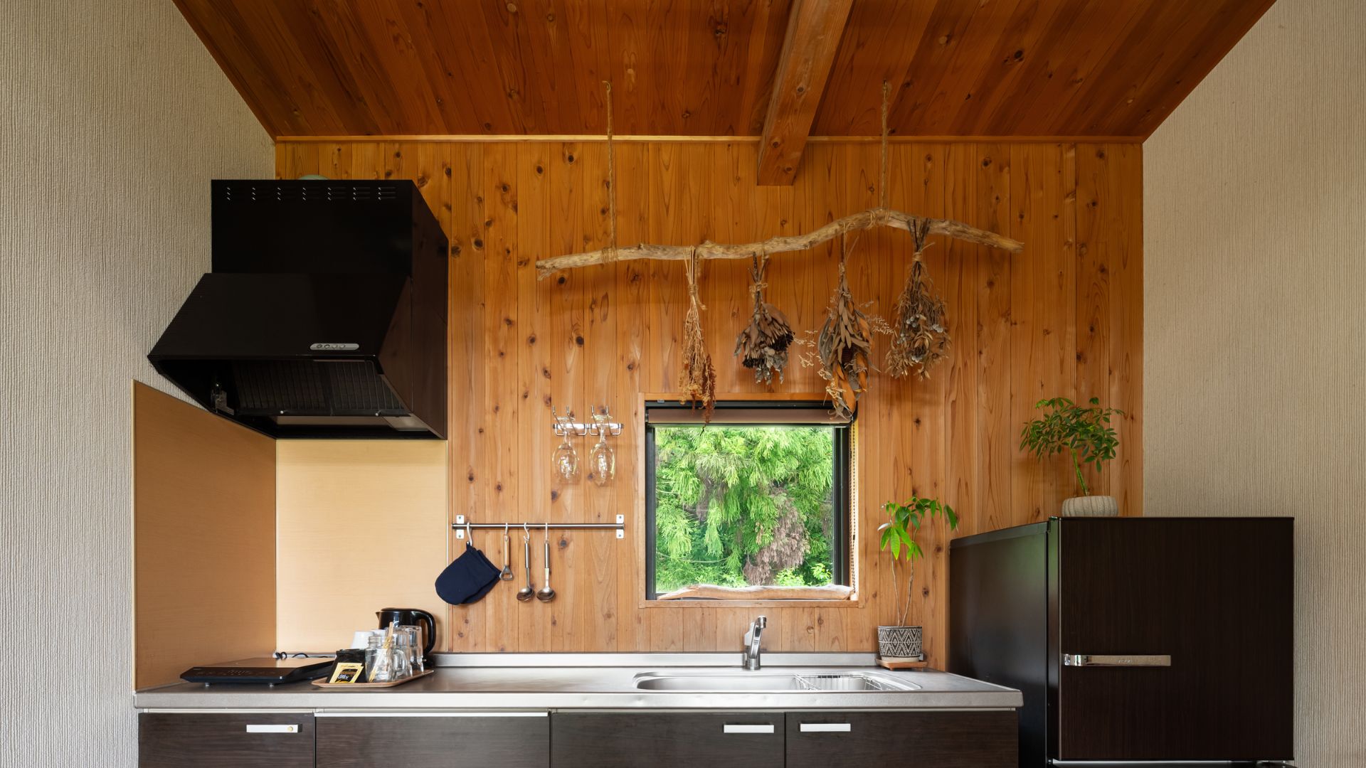 Barrel sauna cottage