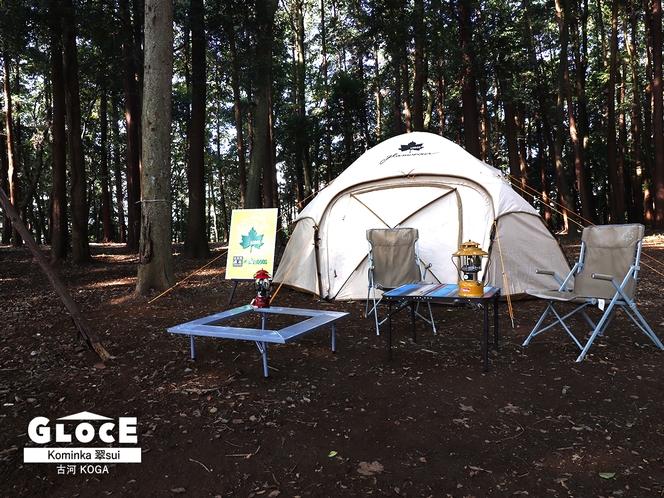施設内　設備　キャンプ用テント