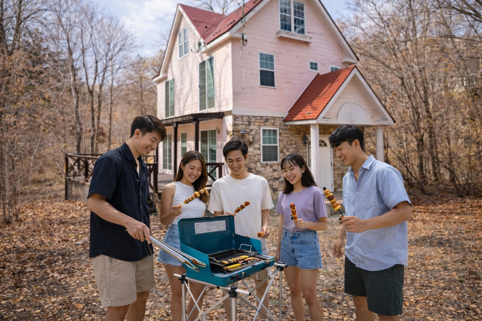 BBQ用ガスコンロ用意しております（無料でご利用できます）