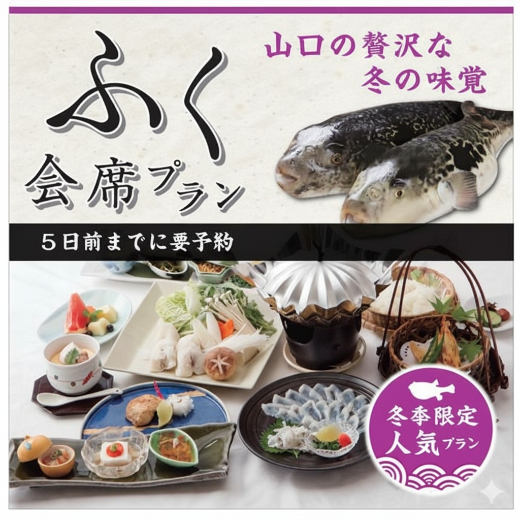 ★冬の味覚★リピーター率高い★★★ふぐ会席プラン