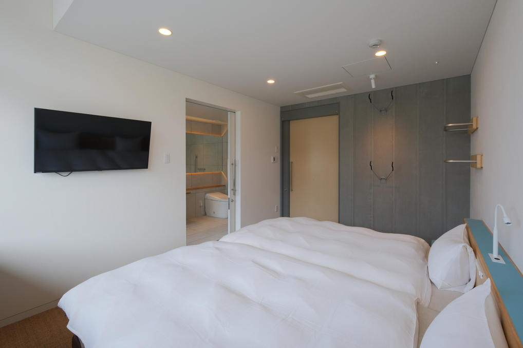 ツインルーム　サイクルラック