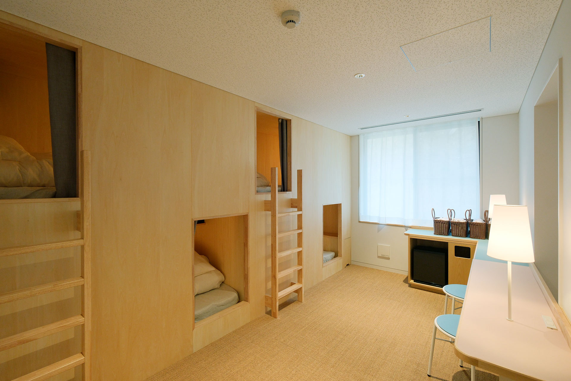 貸切ドミトリールーム（4人部屋）　全体