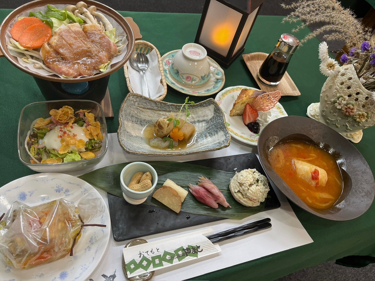 当館自慢の手作り料理