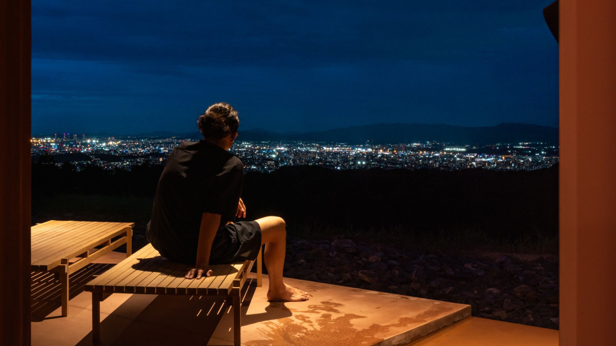 VILLA￤眼前に広がる福岡市の夜景を一望