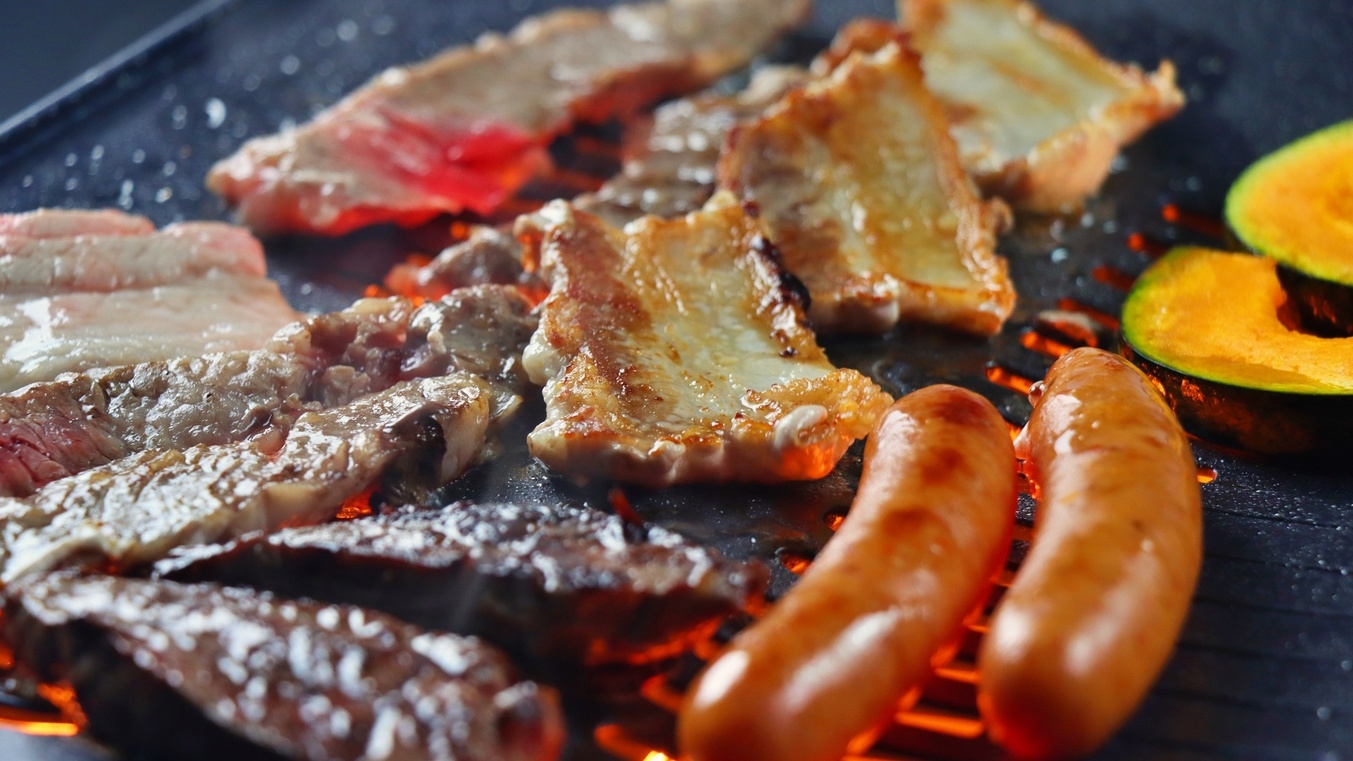 【1泊2食付】能登の食材を使ったプレミアムBBQ★セルフサービス盛り沢山♪＜オンラインカード限定＞