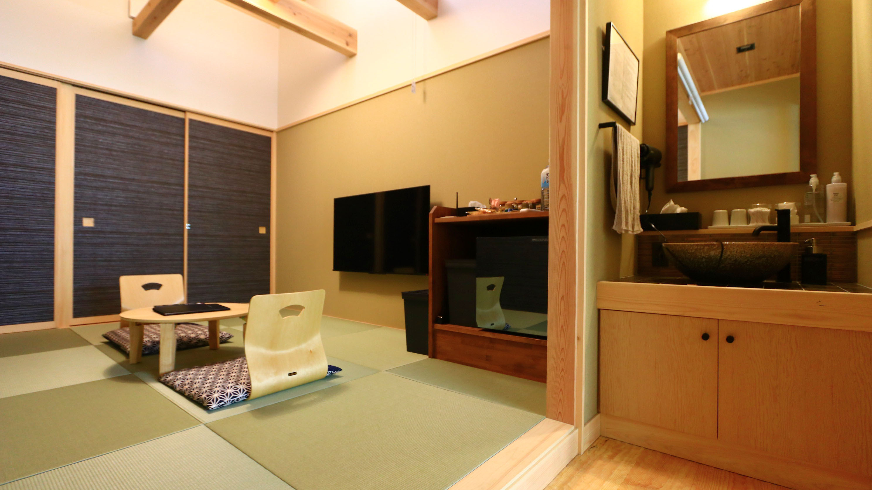 客室-ふゆ-■藍色を基調としたお部屋