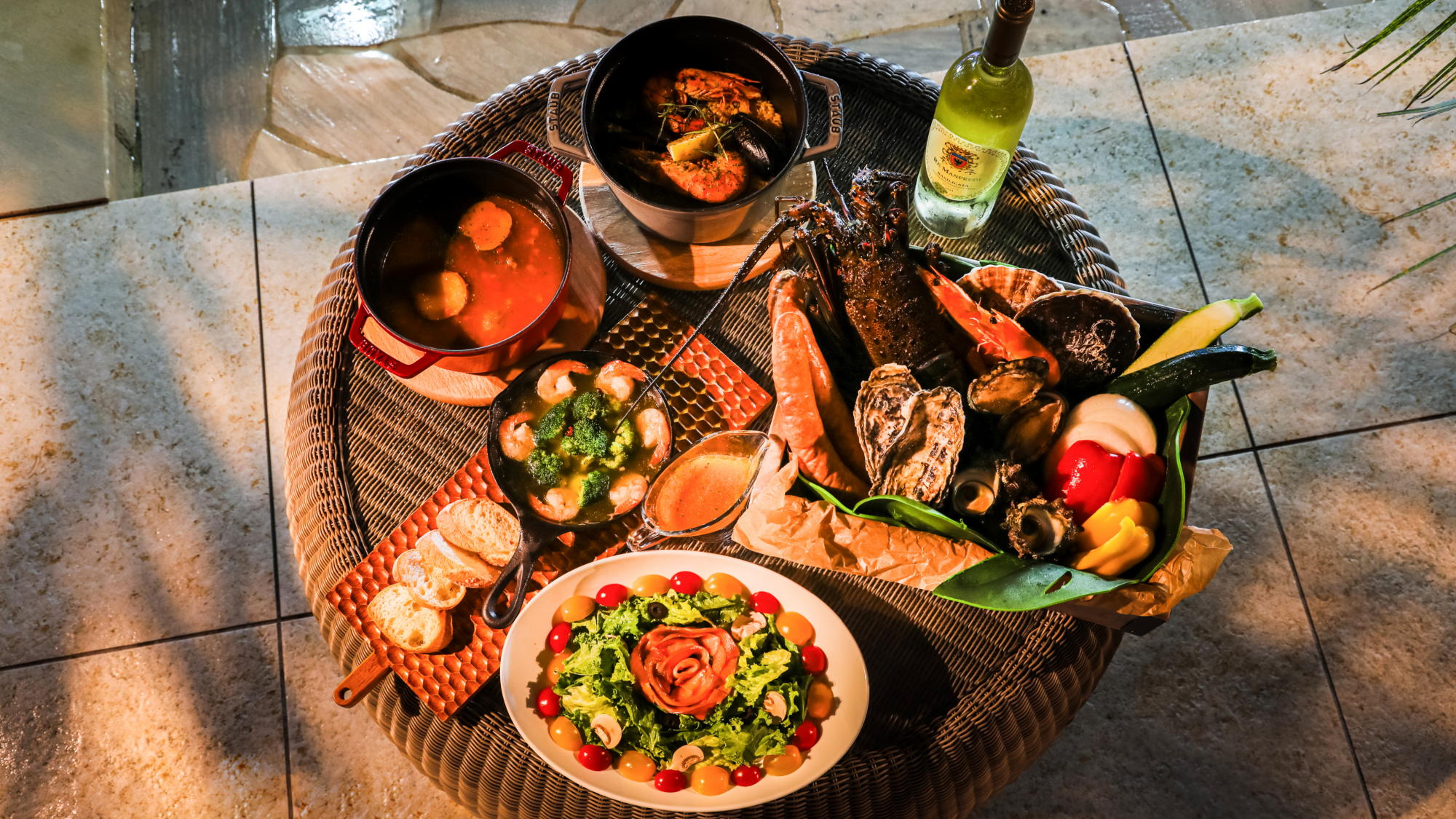 BBQ＜シーフードコース＞