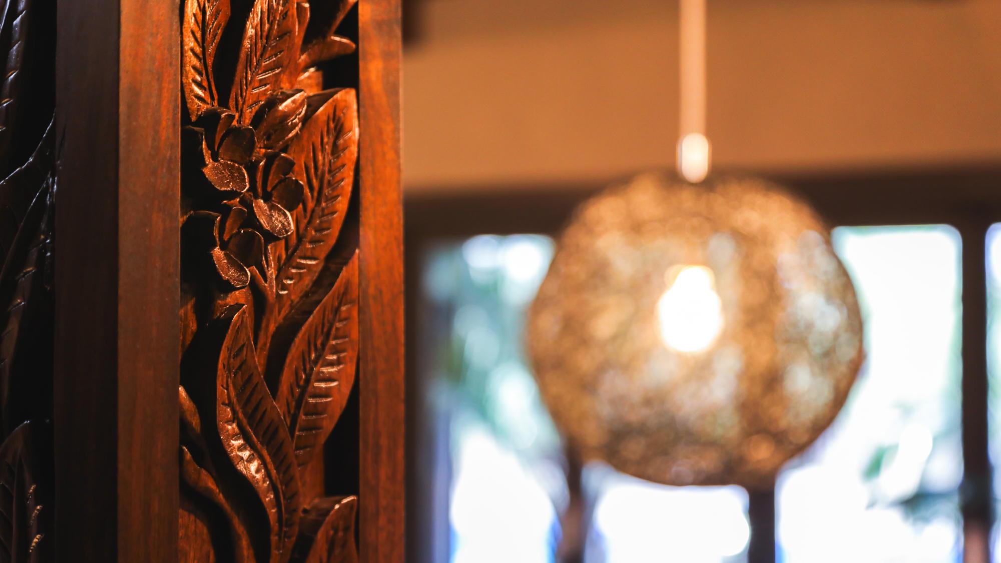 まるでバリに来たかのようなオリエンタルな空間で素敵なひとときを。