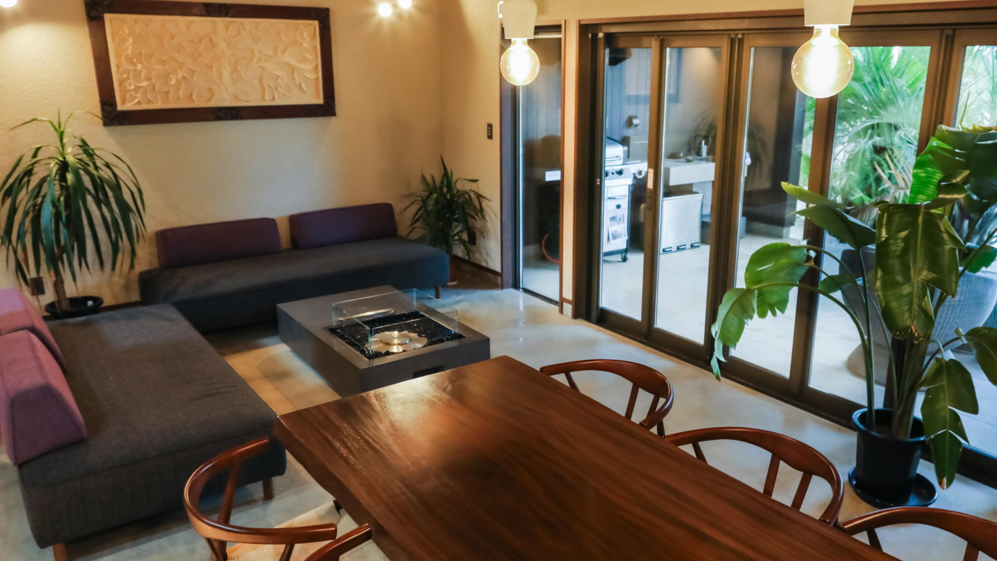 まるでバリに来たかのようなオリエンタルな空間で素敵なひとときを。