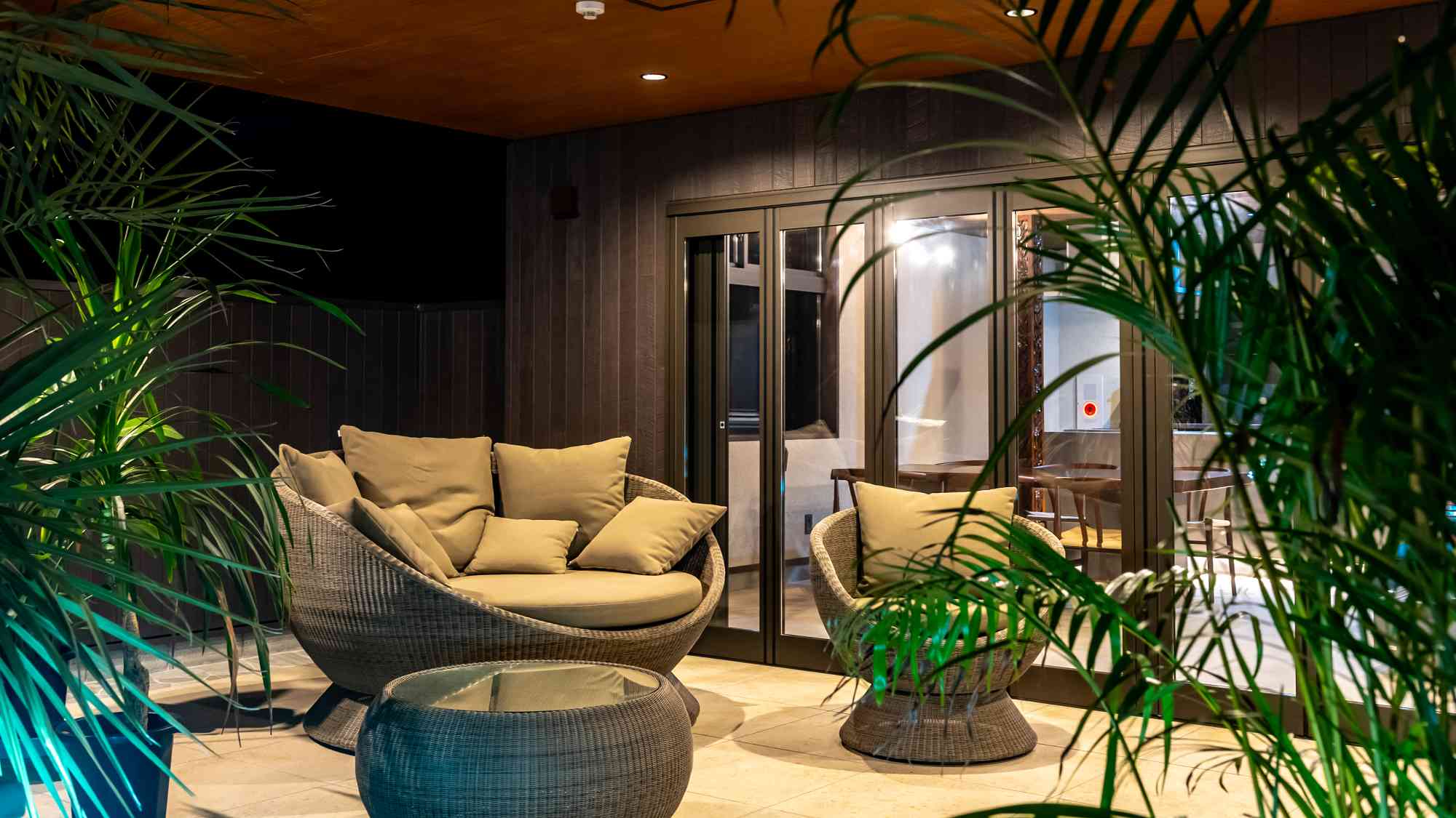 広々としたアウトドアリビング