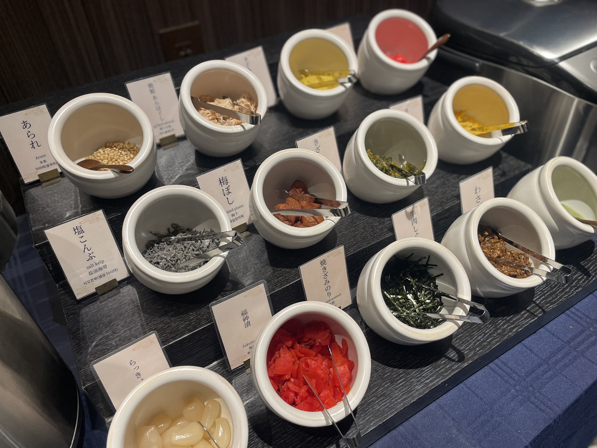 朝食ビュッフェ