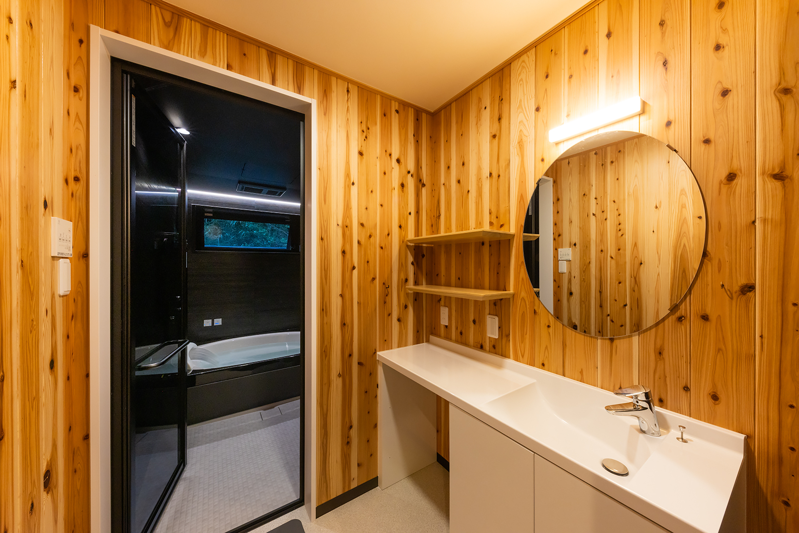 お風呂　脱衣場