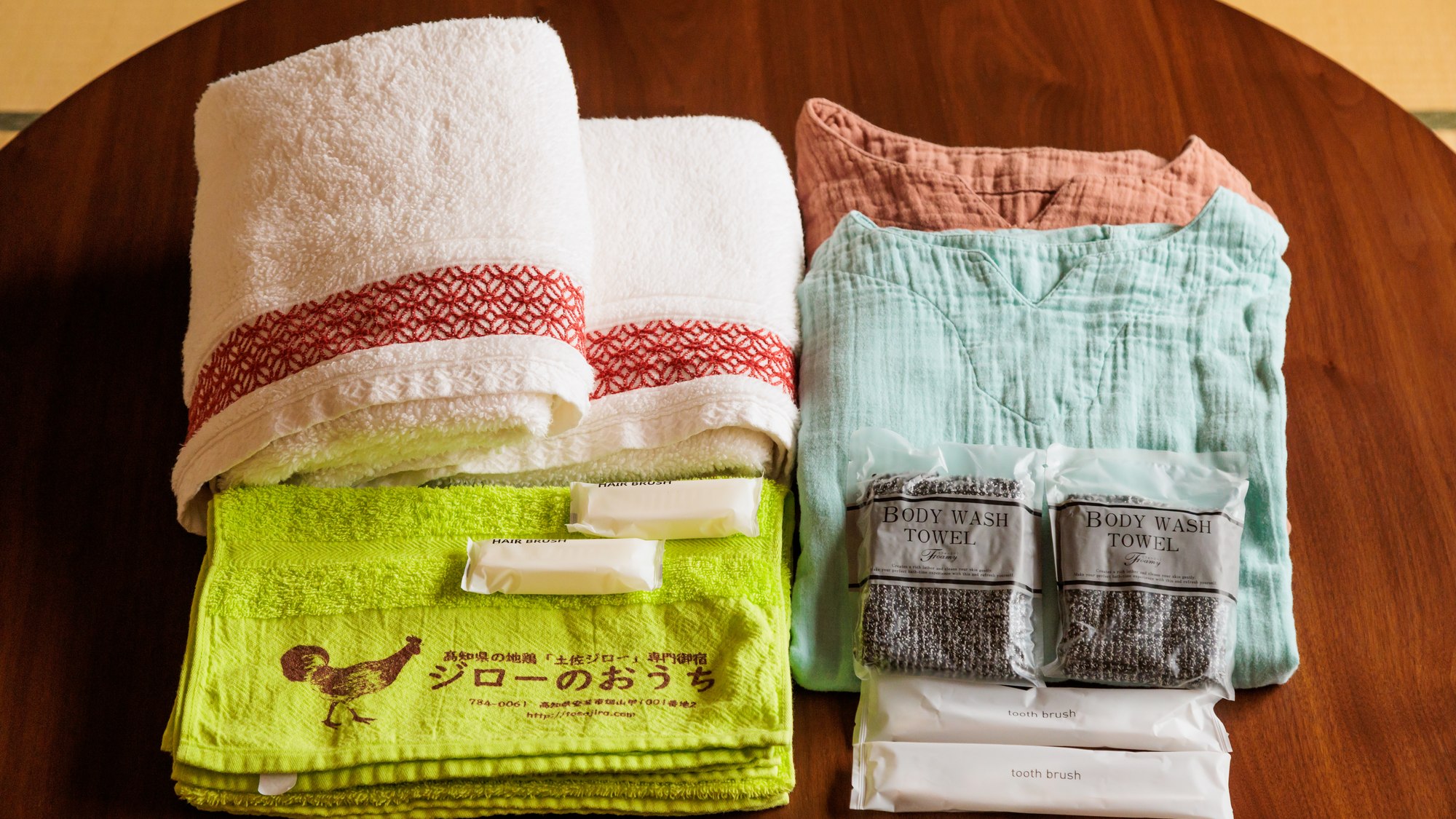 ・【アメニティ】タオルやナイトウェア等、各種アメニティをご用意しております