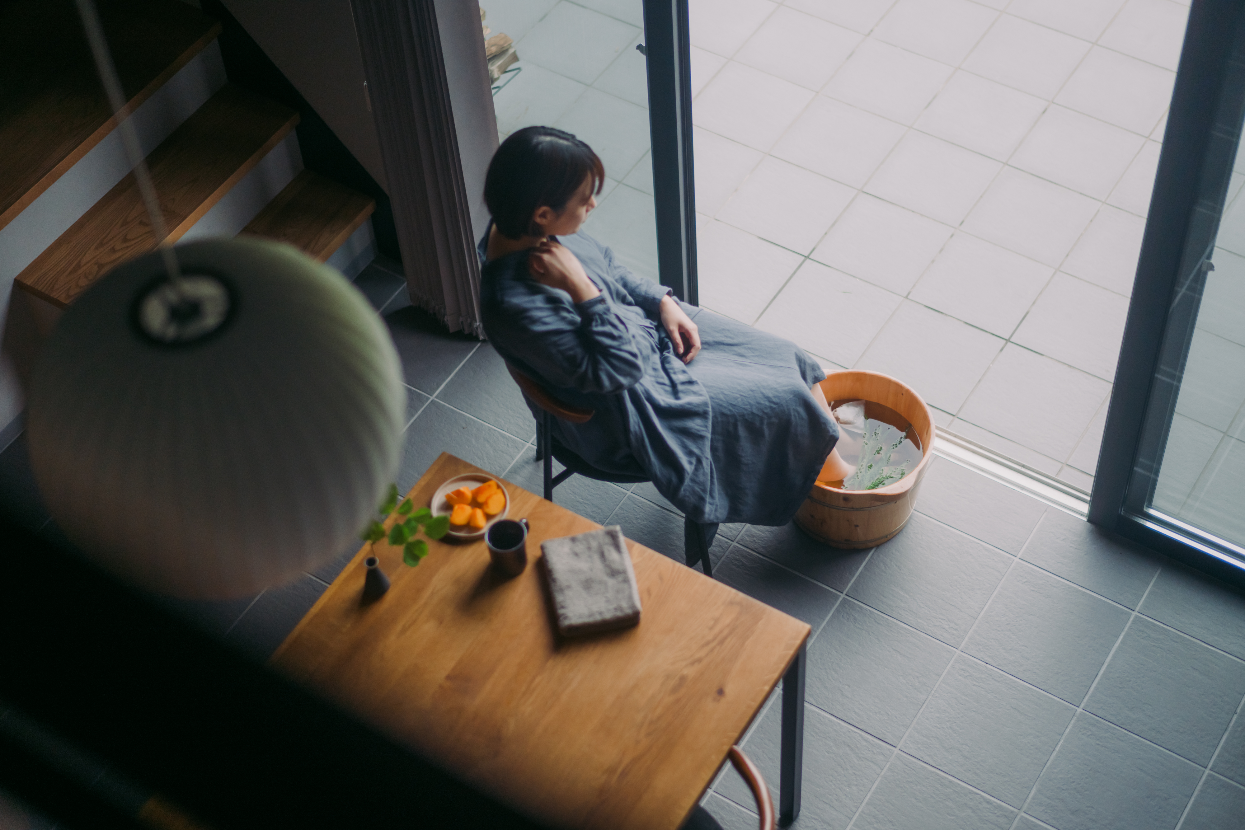 【体験】薬草足湯