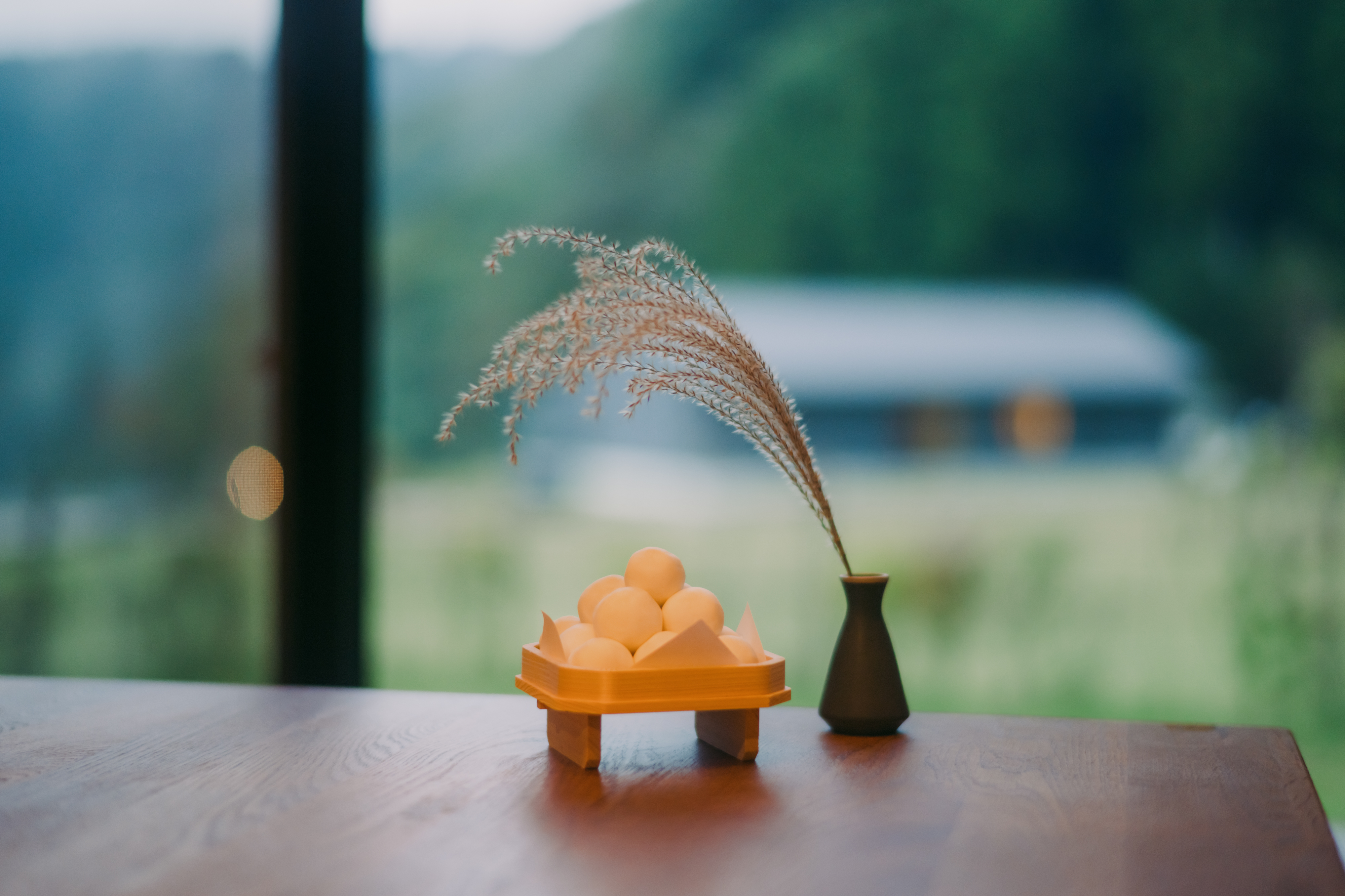 【体験】山のお月見セット