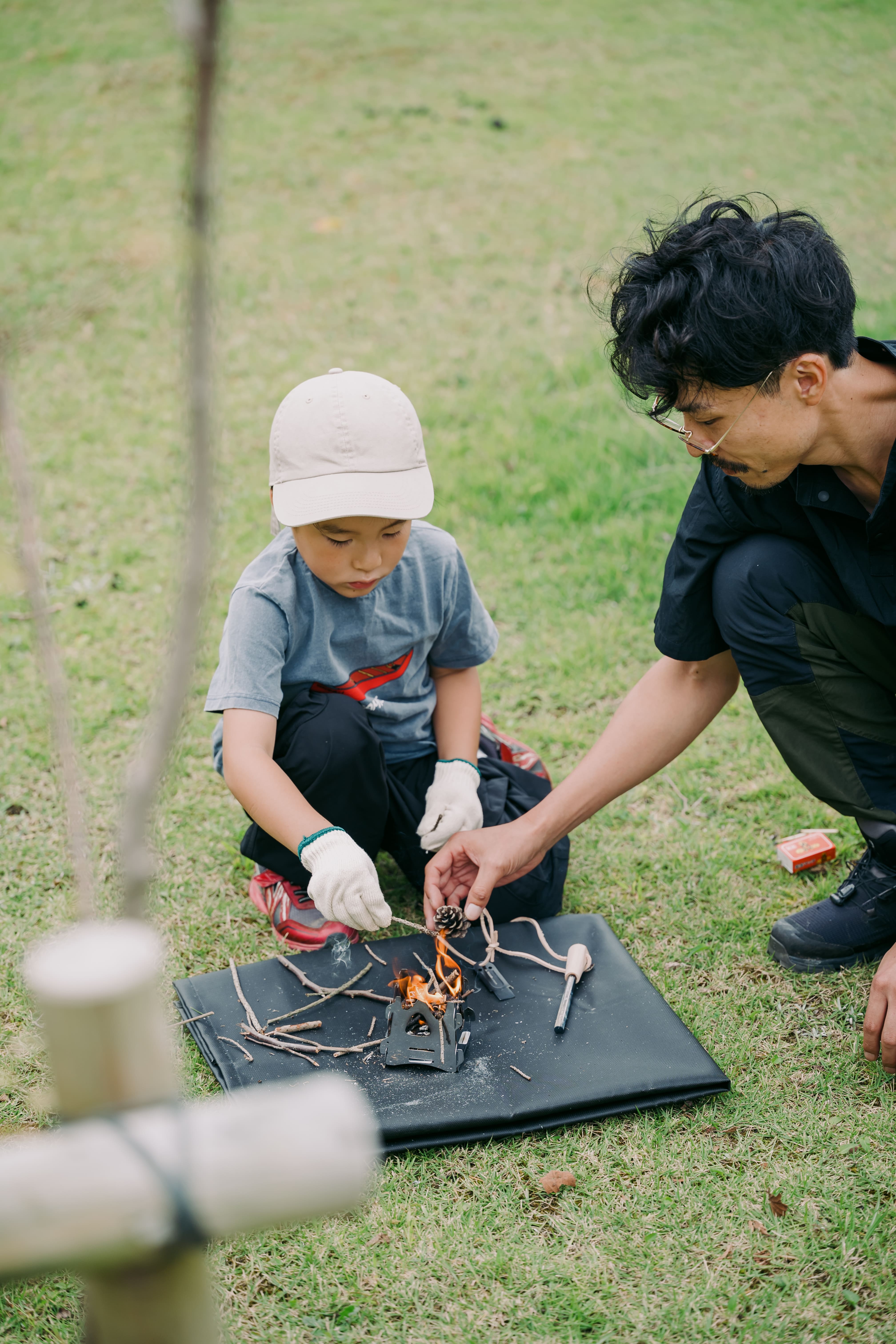 【体験】子どもの焚き火セット