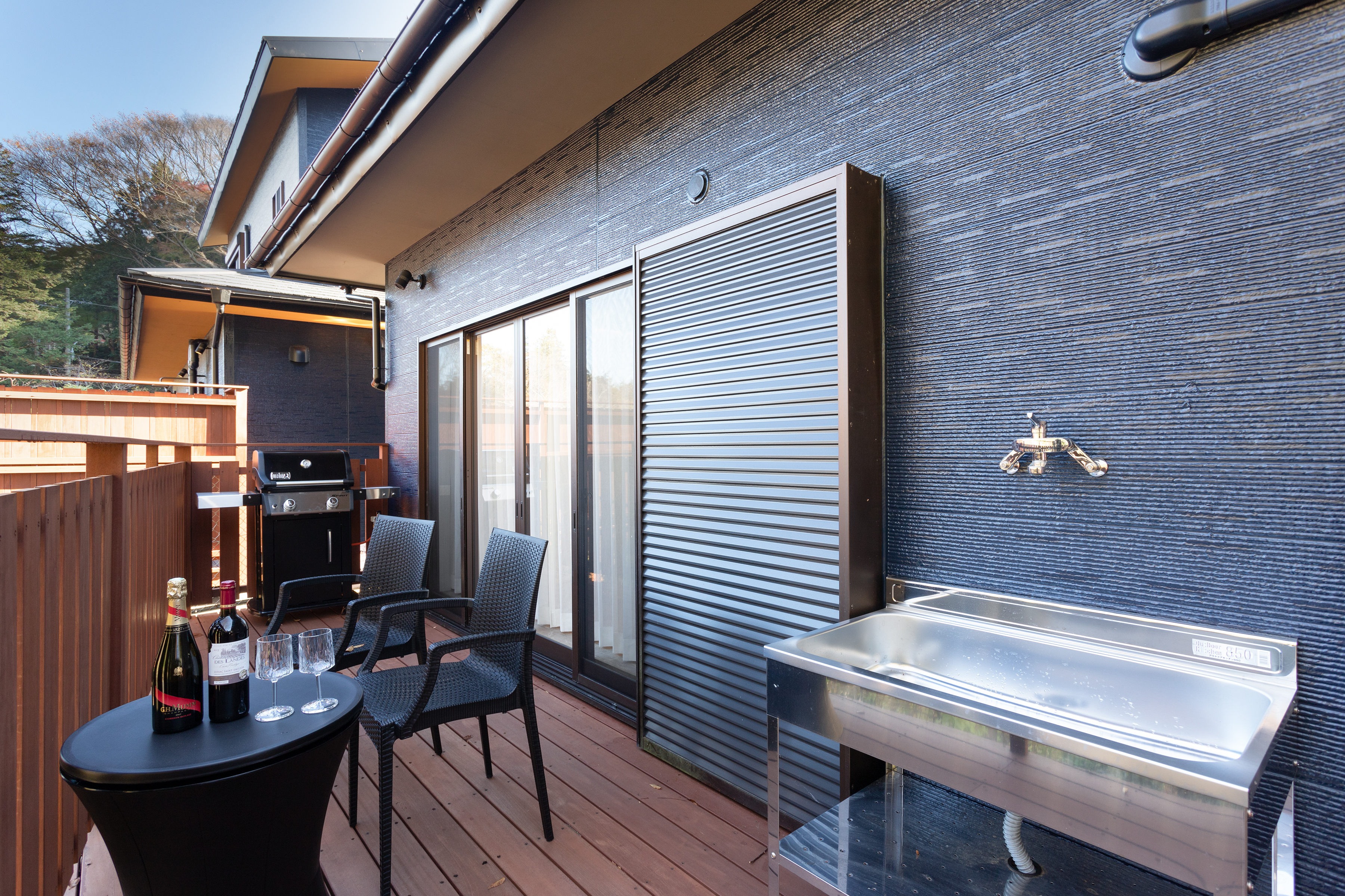 〔WEST〕ウッドデッキ