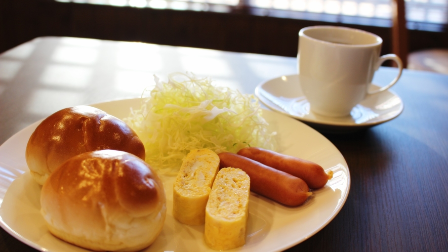 *食事（朝食）/シンプルな朝ごはんを無料サービス！
