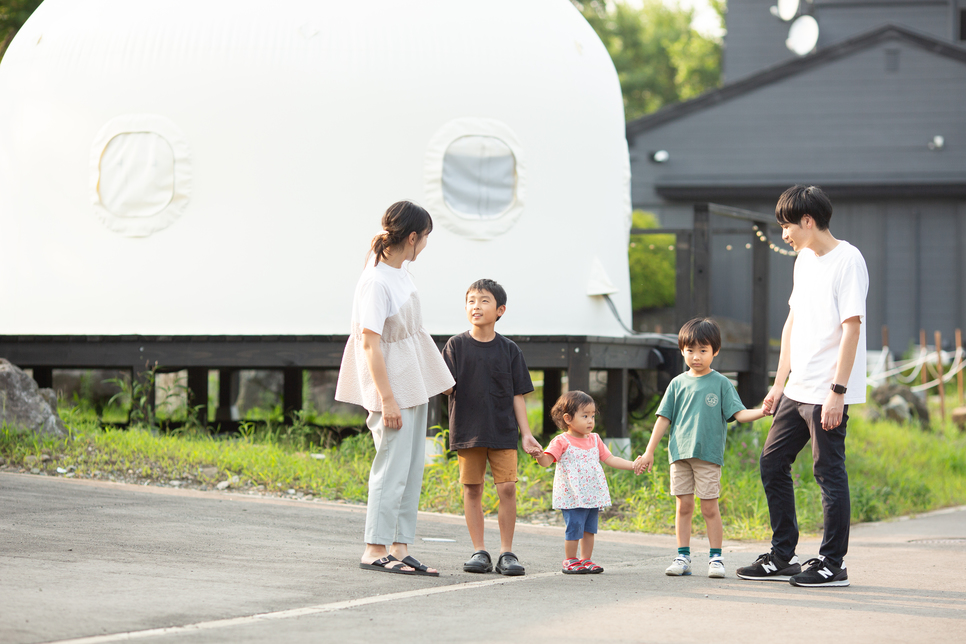 グランピングインスタントハウス (BBQ器材付)