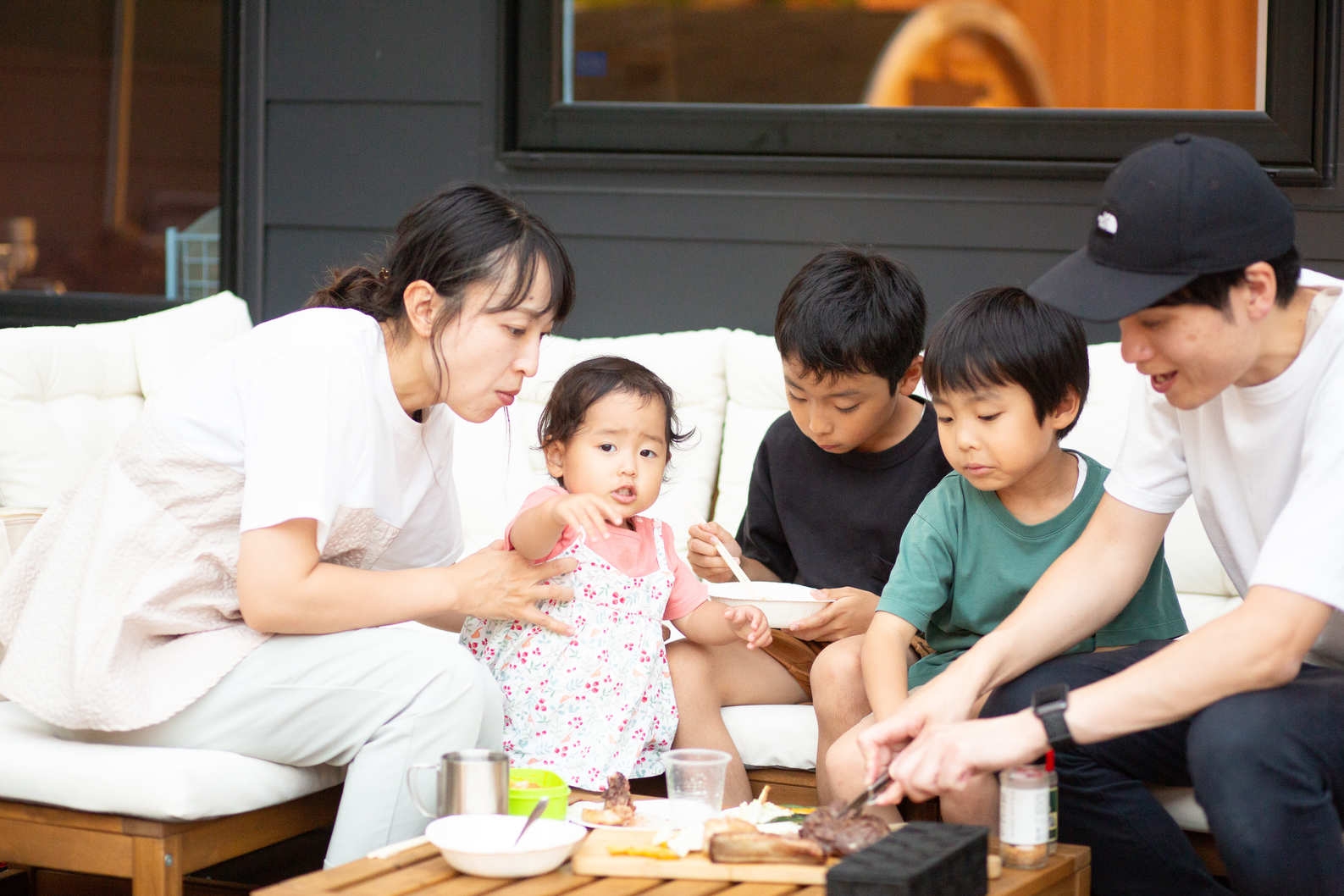 【地産地消BBQ♪】国産黒毛和牛もも×杜仲茶ポークスペアリブBBQ＋グランピングモーニング＜2食付＞