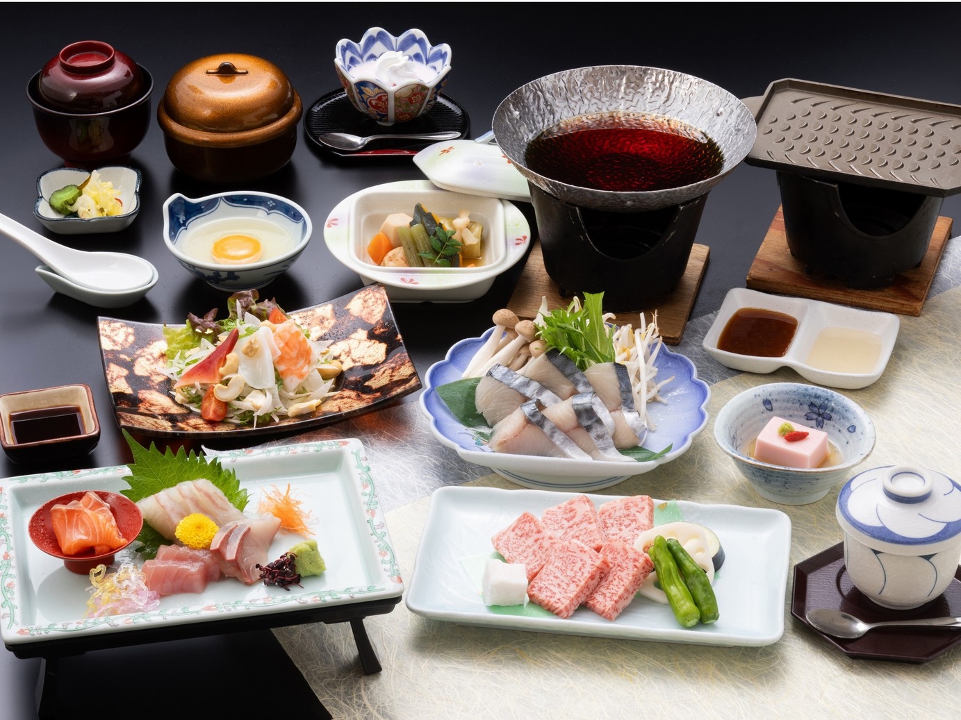 【黒毛和牛】瀬戸内の幸と黒毛和牛会席プラン♪♪【プラズマクラスター空気清浄機付き】