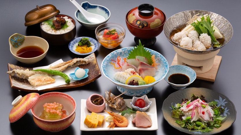 【7月〜9月限定】夏色御膳　夏の味覚を散りばめた、季節限定の夏御膳