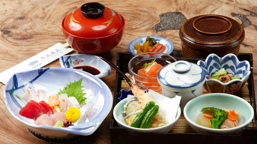 【夕食　定食】　美味しい料理を少しづつ、造り定食プラン♪【楽天限定】