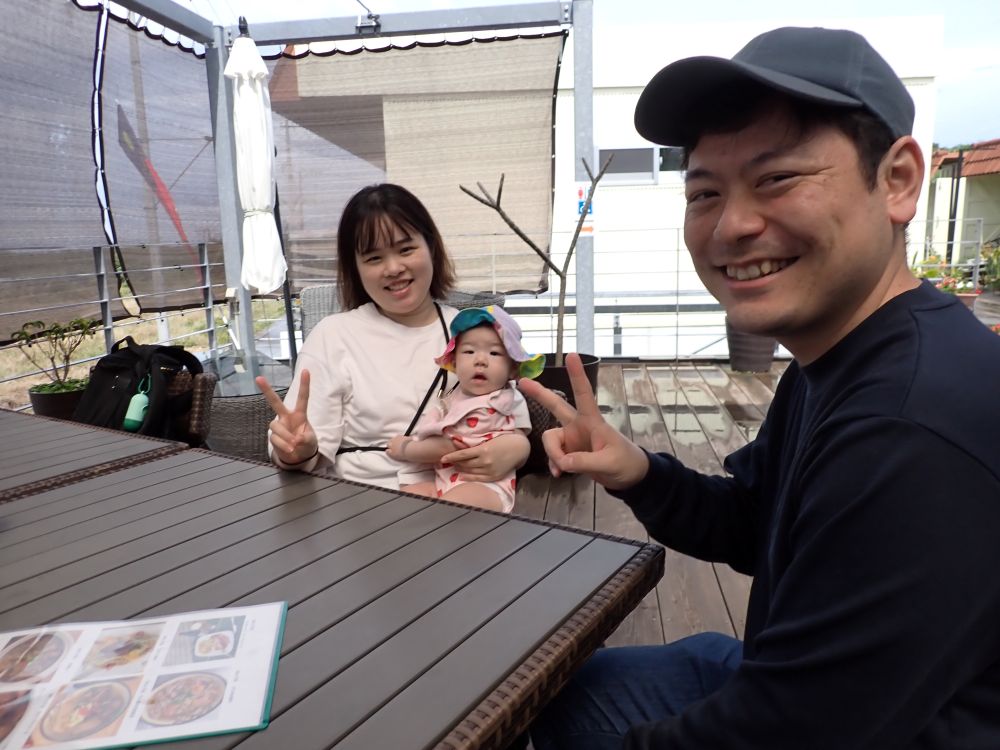 部屋から3歩のレストラン！