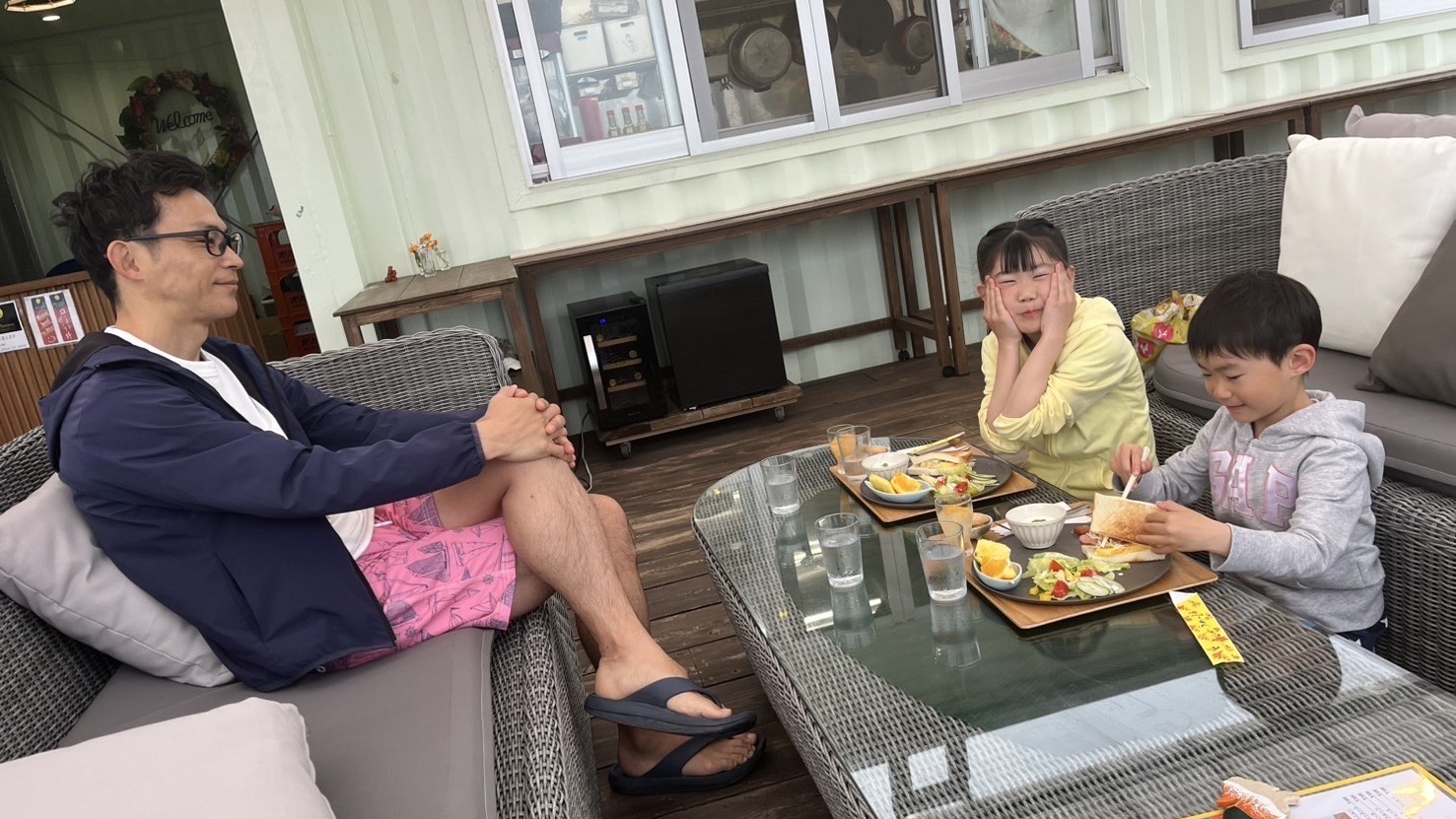 朝のお食事！天空のレストランにて！