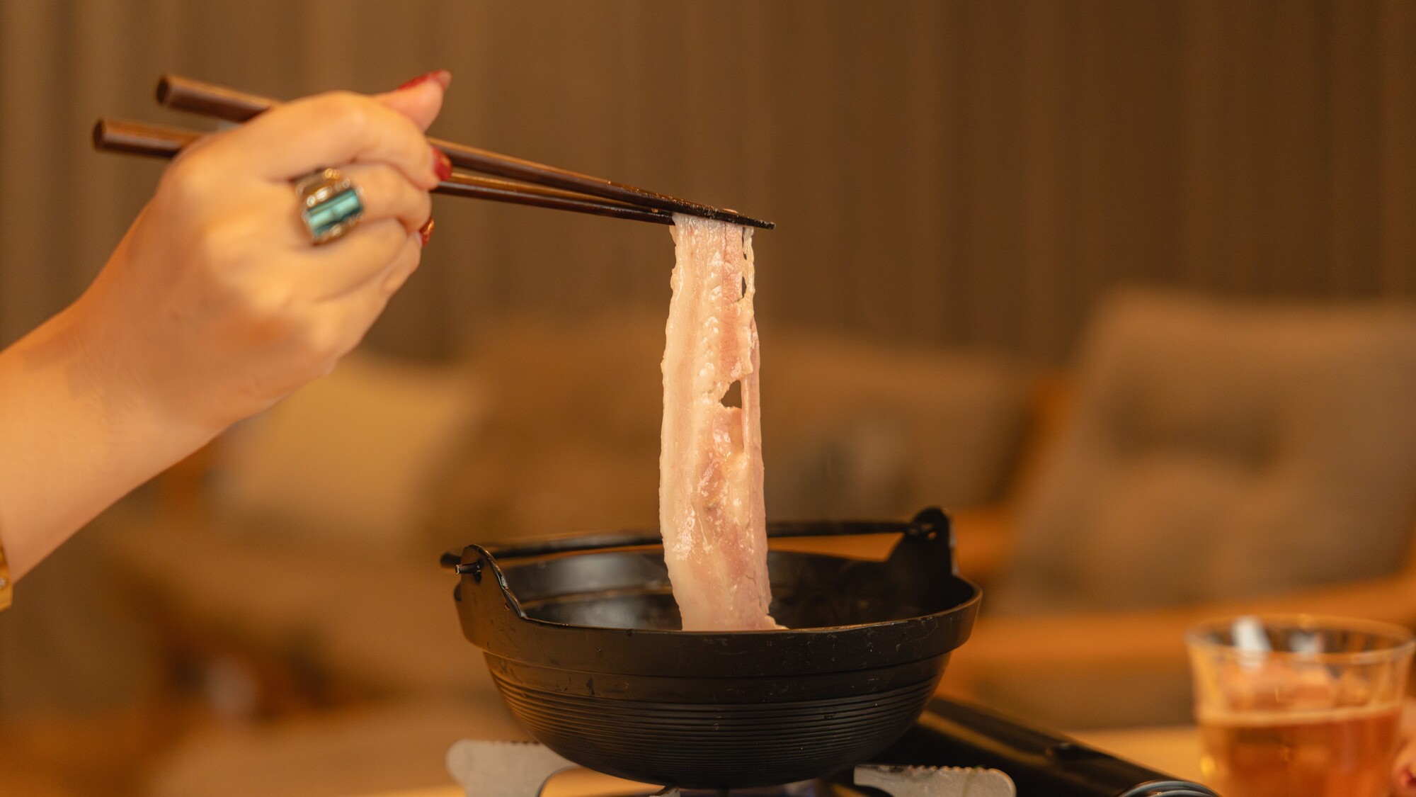 【ルームサービス】プラン限定あぐーしゃぶしゃぶ