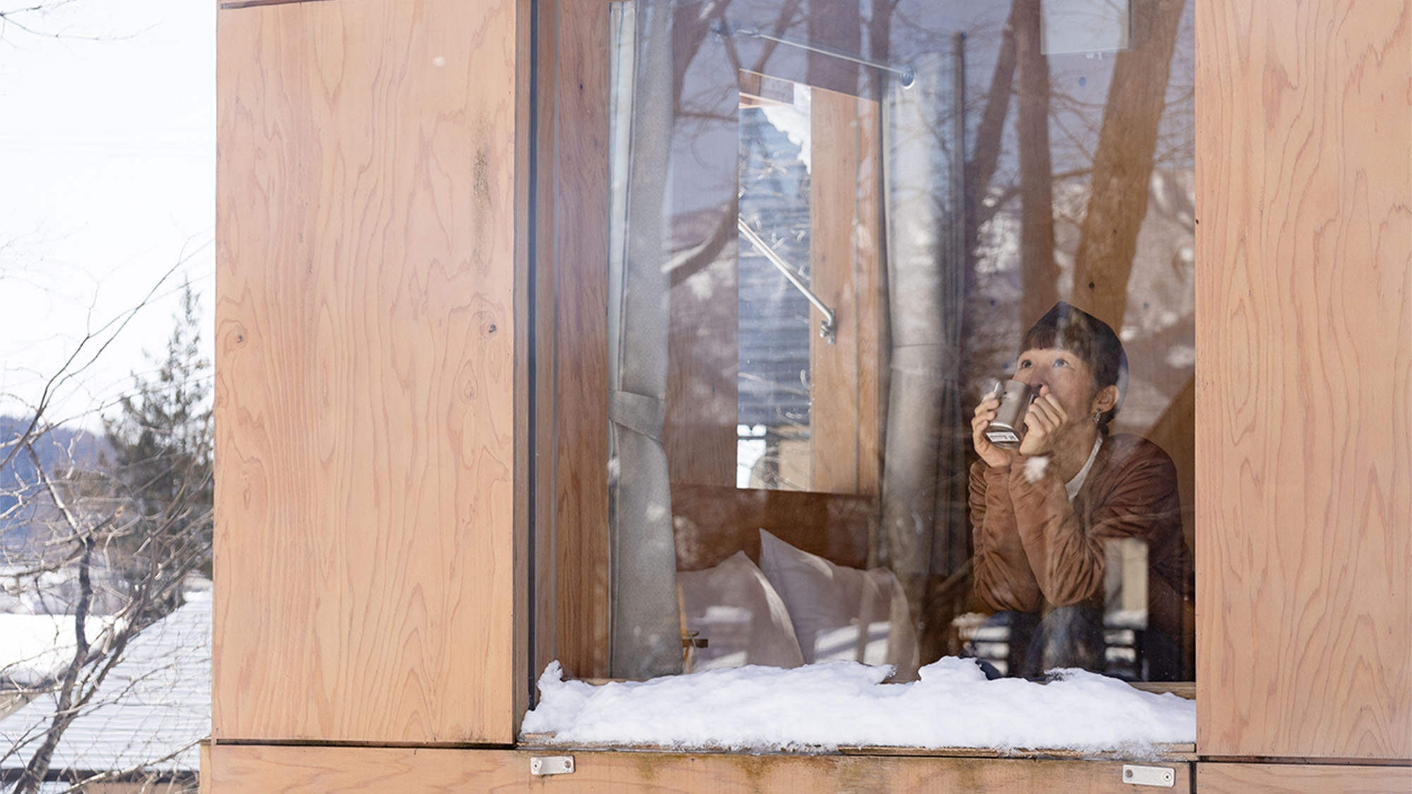 【住箱・素泊まり】白馬で野遊び体験！住まいと自然との調和を目的としたモバイルハウスに滞在