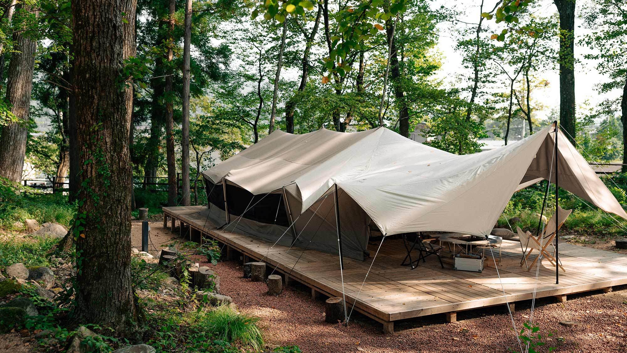 【Tent Suite Glamberg】白馬の大自然を五感で味わう~快適なプライベートスイート~
